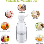 Portable Electric USB Juicer | 420 ML Rechargeable Bottle