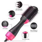 3-in-1 One Step Hot Air Brush Hair Dryer & Styler