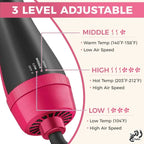 3-in-1 One Step Hot Air Brush Hair Dryer & Styler